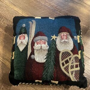 Mohawk Holiday Tapestry Pillow 16x16 Santa’s